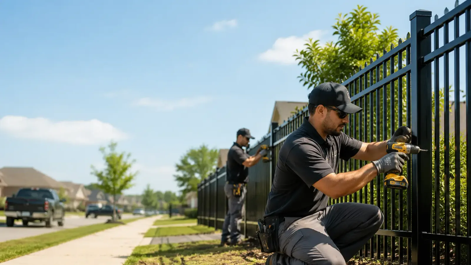 Metal Fence Installation in Melcher Dallas, IA